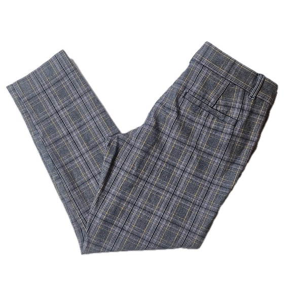 GAP Pants Womens 6 Gray Plaid Signature Skinny Ankle Stretch Trousers - Picture 2 of 7